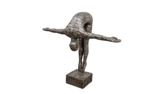 Skulptur aus Aluminiumguss